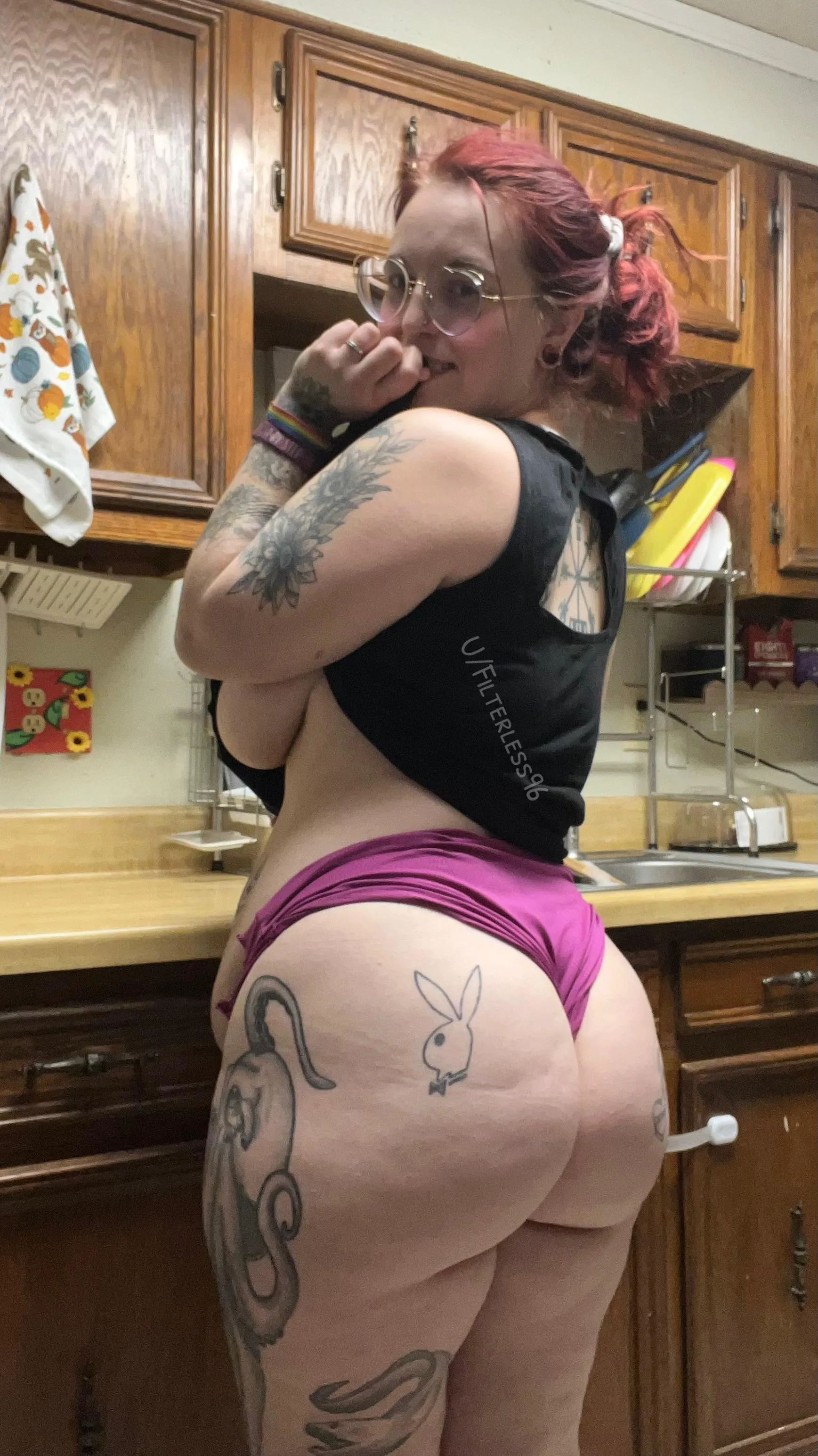Kitchen selfie
