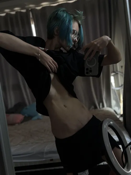 lowrise in the dark and in black