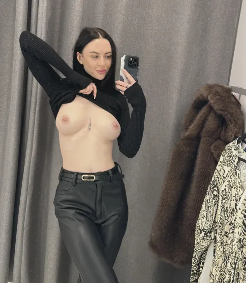 Selfies from out of the ordinary places are very arousing