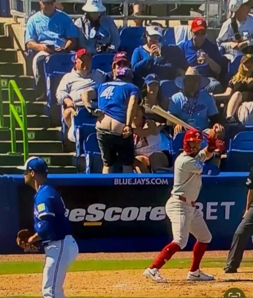 Someone's not a fan of baseball