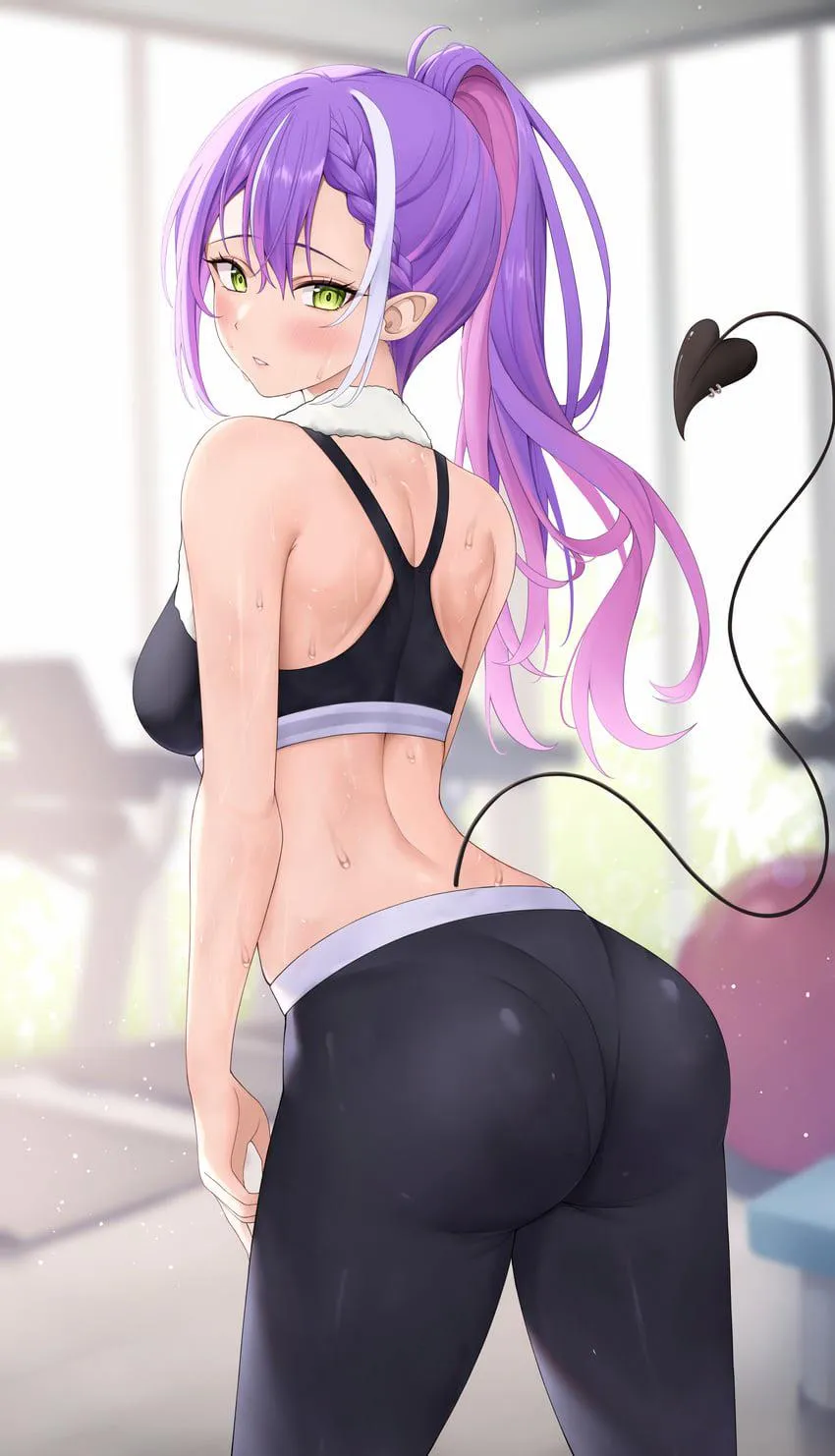 Sporty Sweaty Towa from Behind [Hololive]