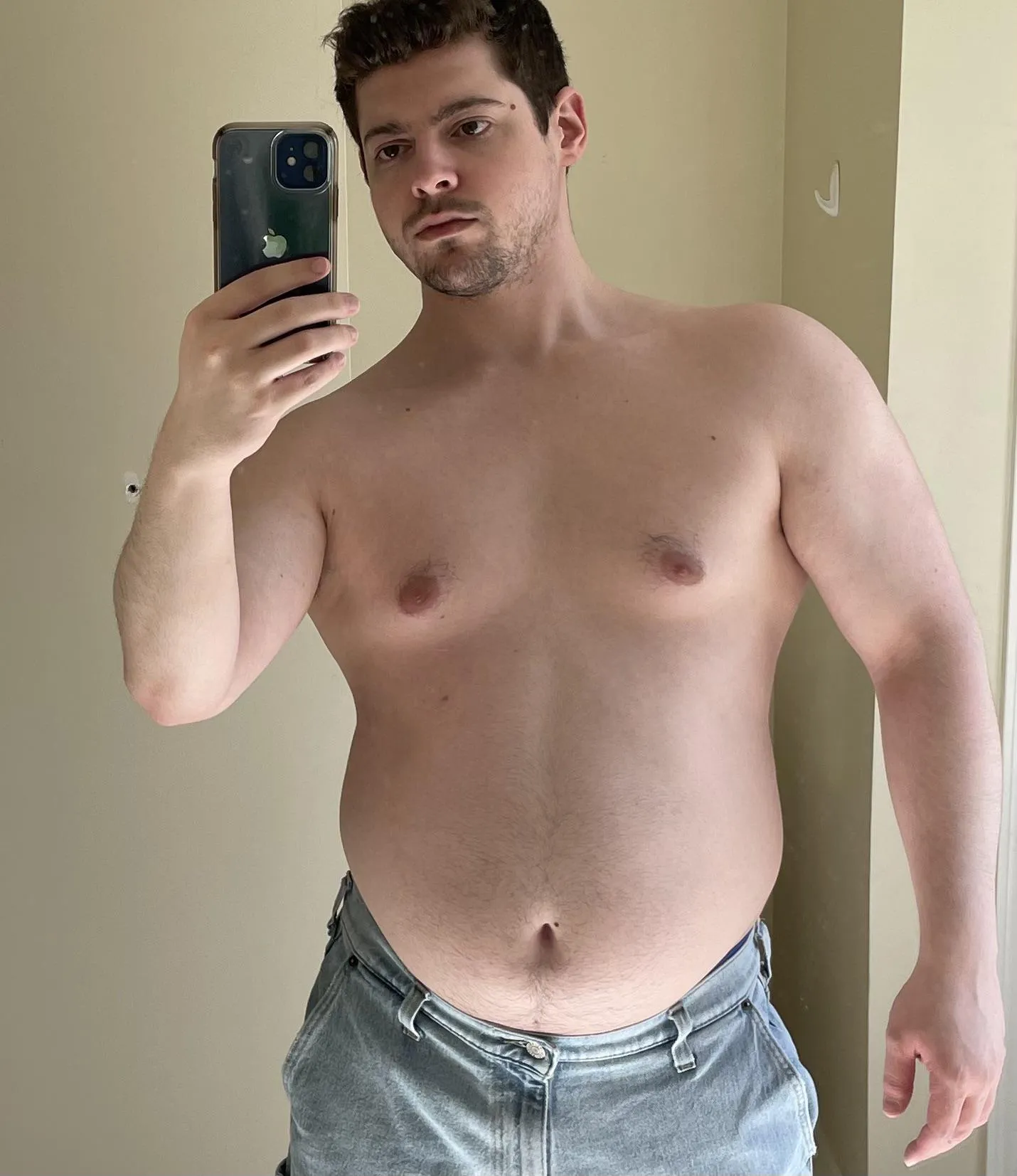 Wearing jeans for once