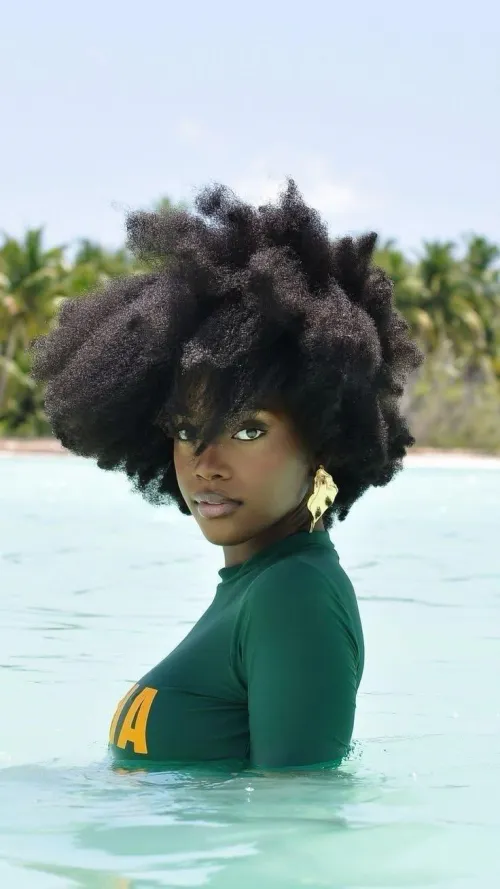 Well yeah, face and hair, definitely a flex.