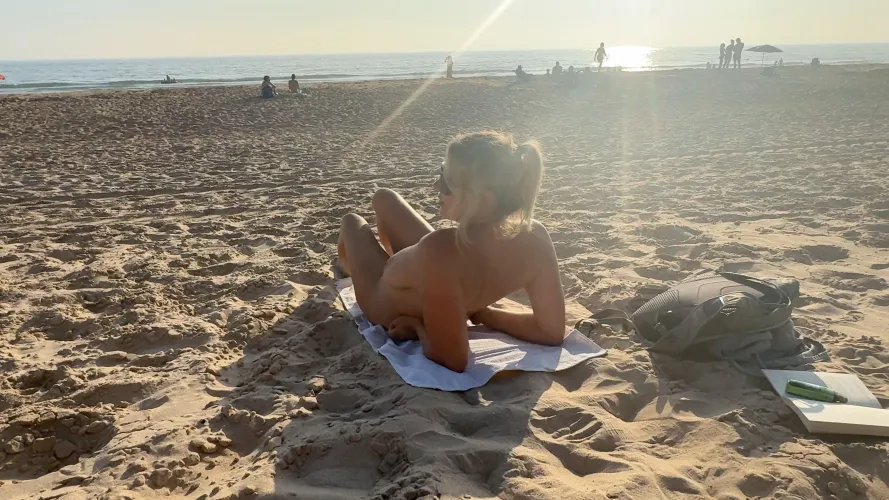 What a great day to be nude at the beach