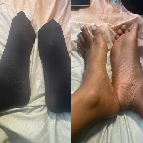 which one gets you harder? socks on or socks off? ;)