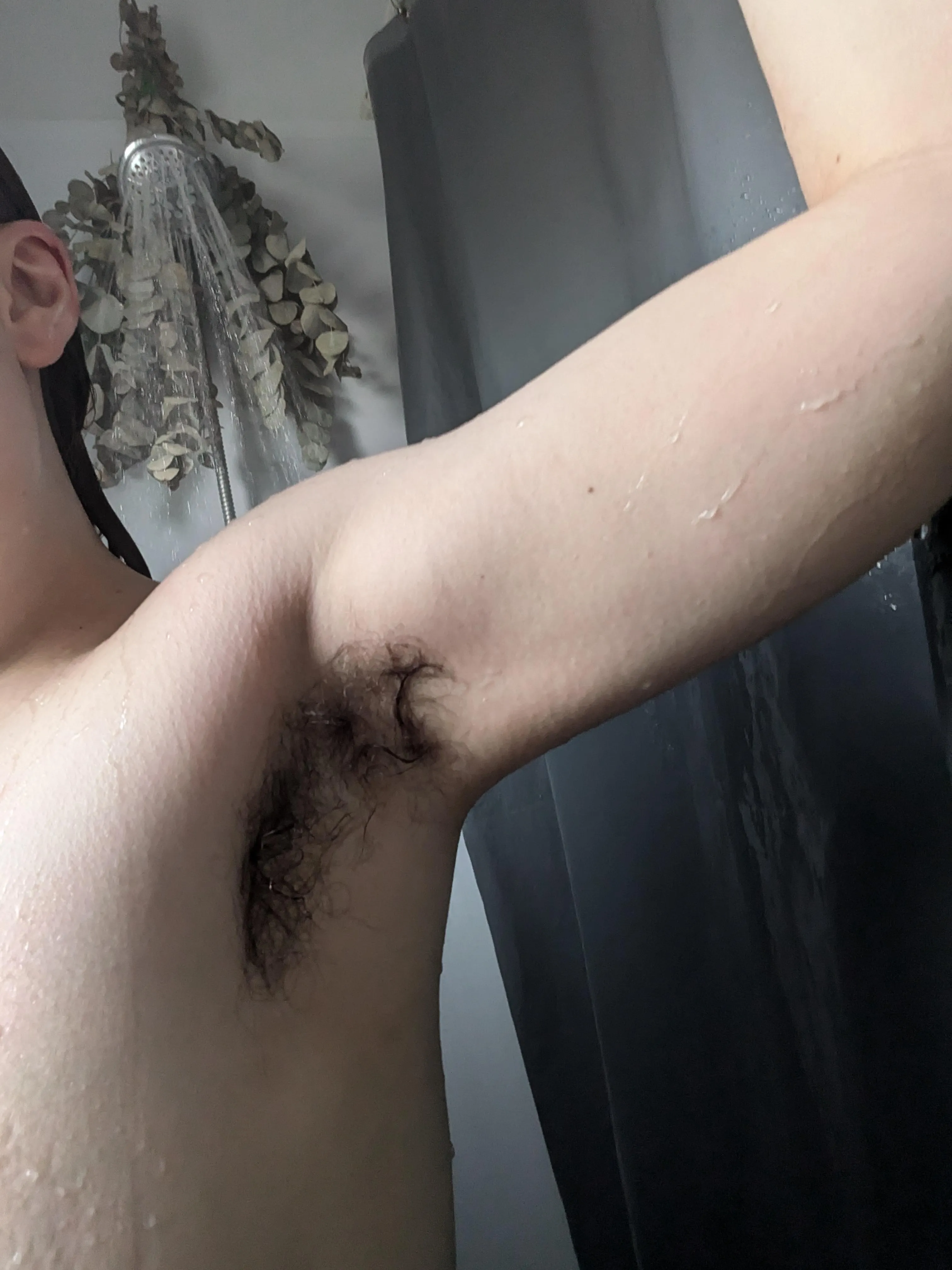 Would you help me clean my pits with your tongue?