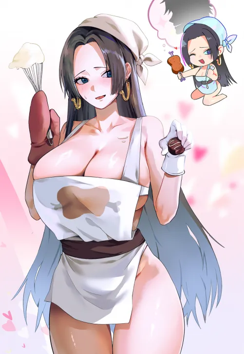 Boa hancock is doing her best (nakajima)