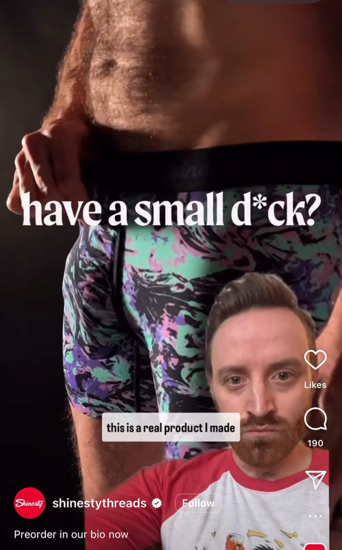 Brutal April 1st Prank. This is a real product ad on Instagram. Link below
