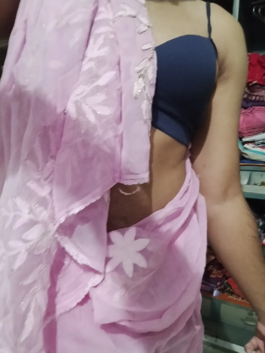 First time wearing saree