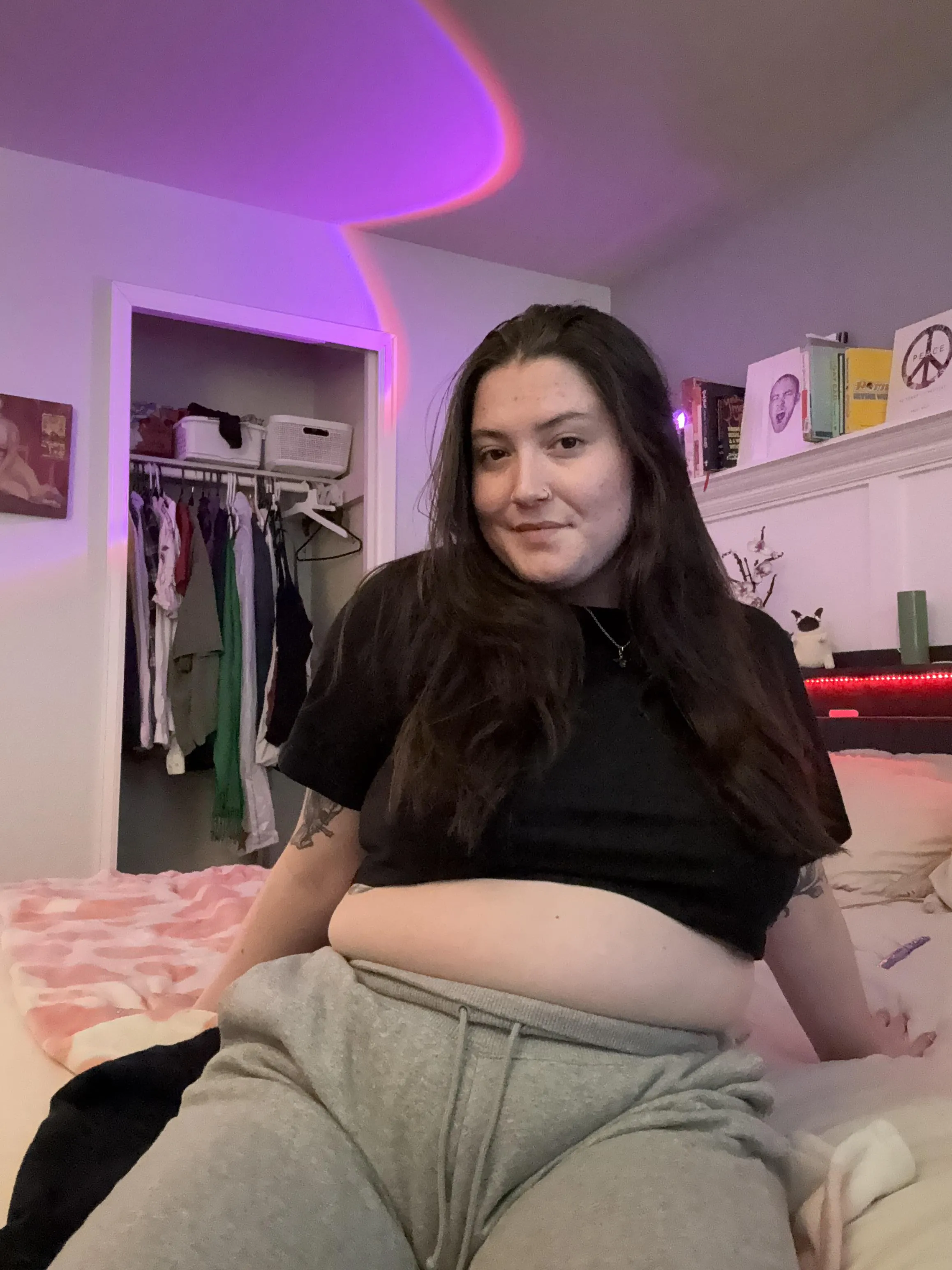 I swear, my belly just keeps growing for you…;)