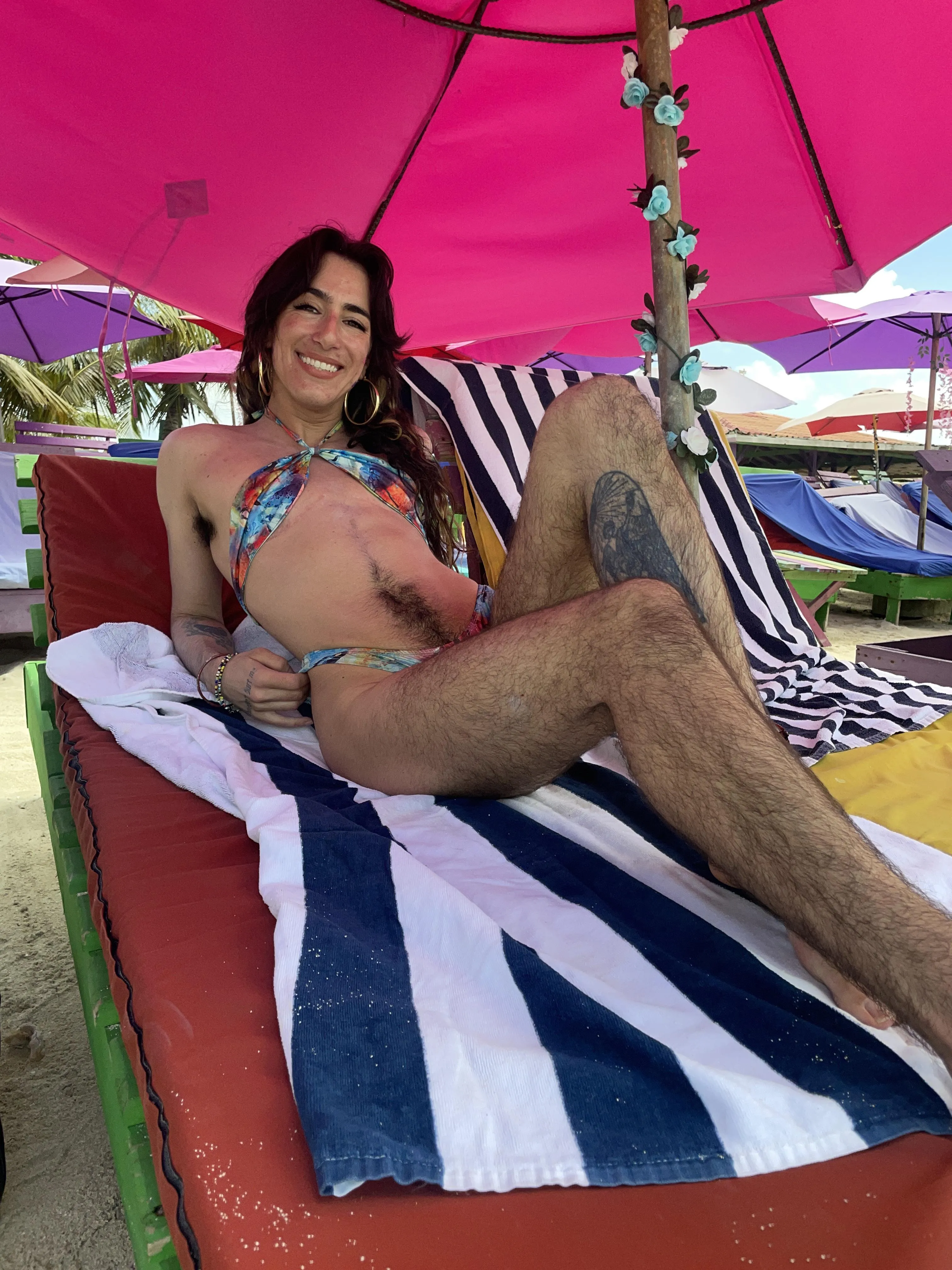 I was getting some weird looks at the beach…