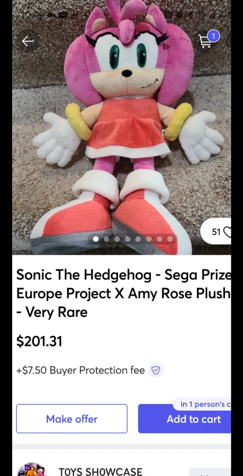 I would kill for this sonic X Amy plushie