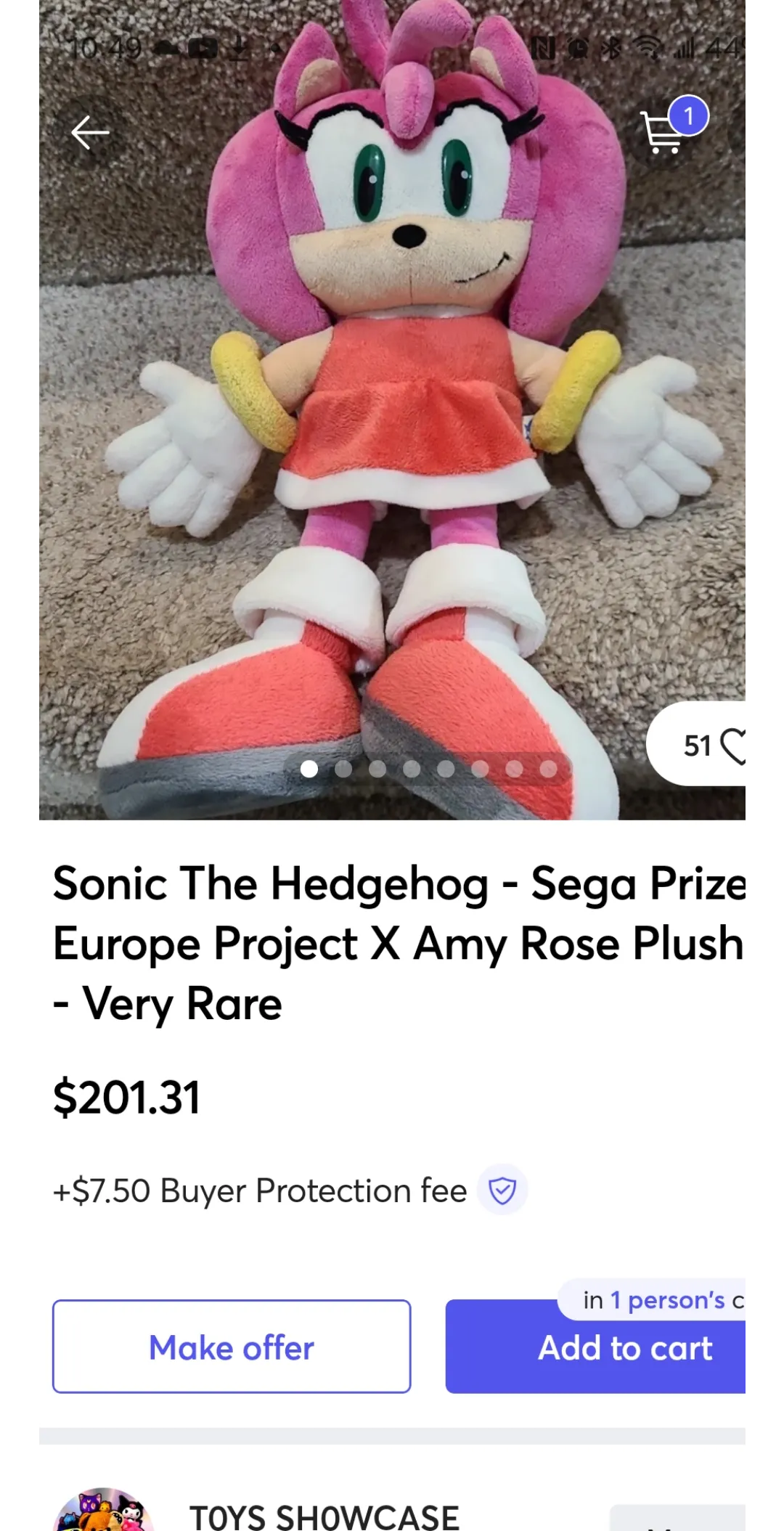 I would kill for this sonic X Amy plushie