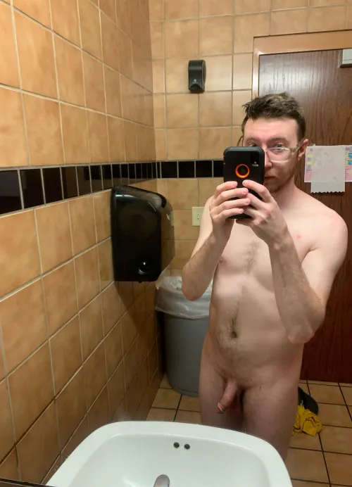 In bathroom