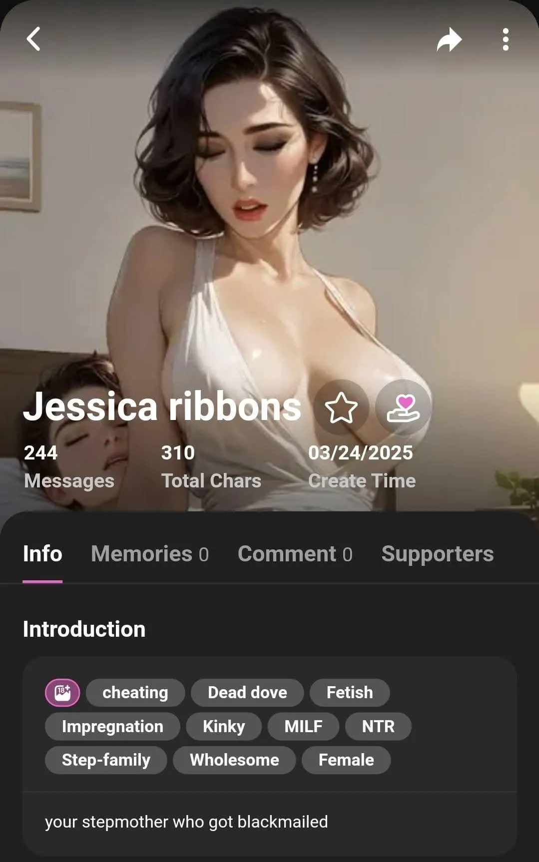 Jessica Ribbons Your stepmom who got Banged...