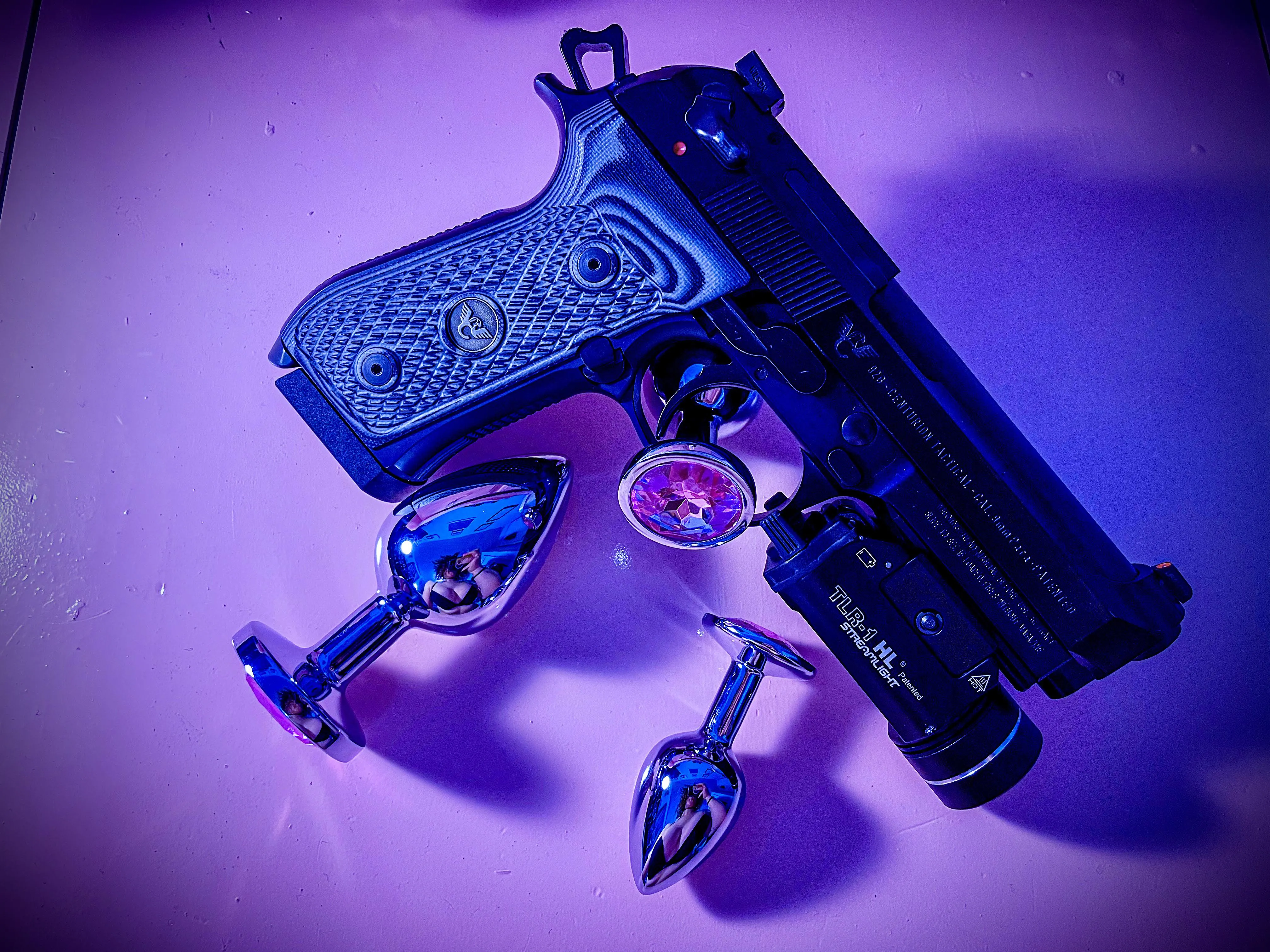 My beautiful Wilson Combat 92 Centurion:) and yes! I’m in this picture.. zoom in;)