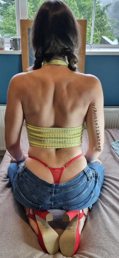 My booty is created for whale tail