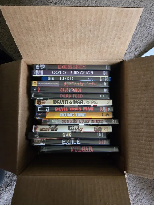 My latest movie haul!