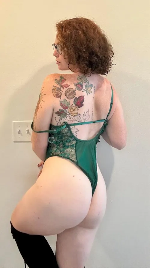 My tattoos give you something to look at while you’re back there…