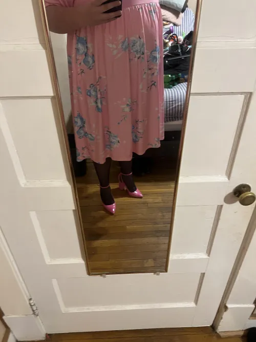 Pantyhose complete the outfit