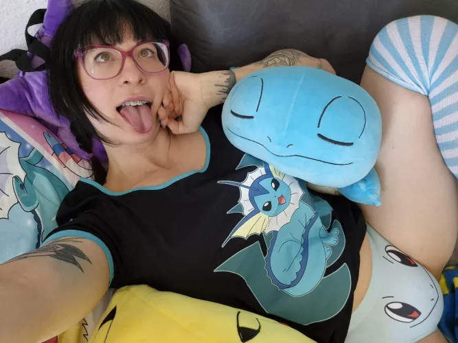 Squirtle and Vaporeon