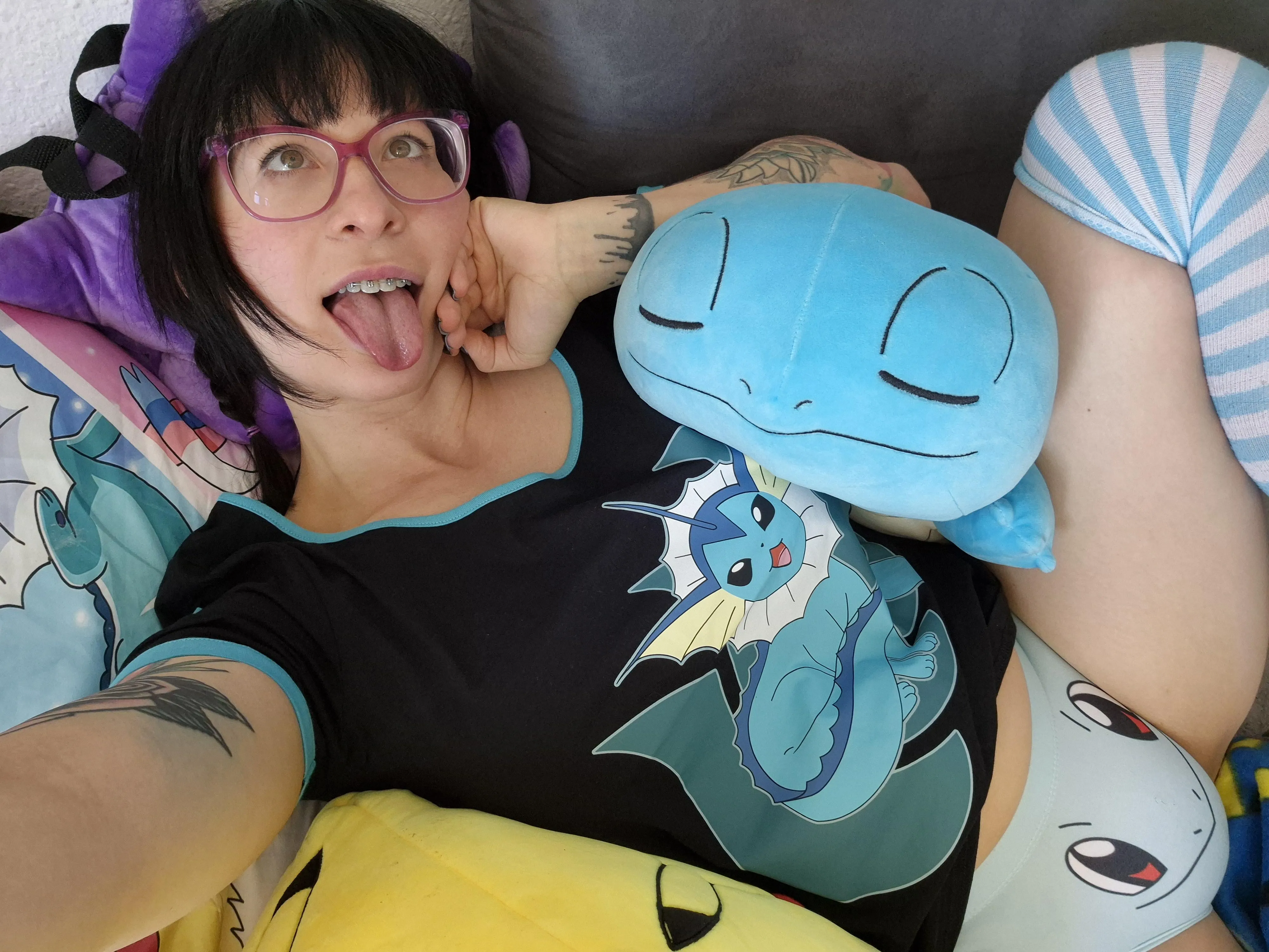 Squirtle and Vaporeon
