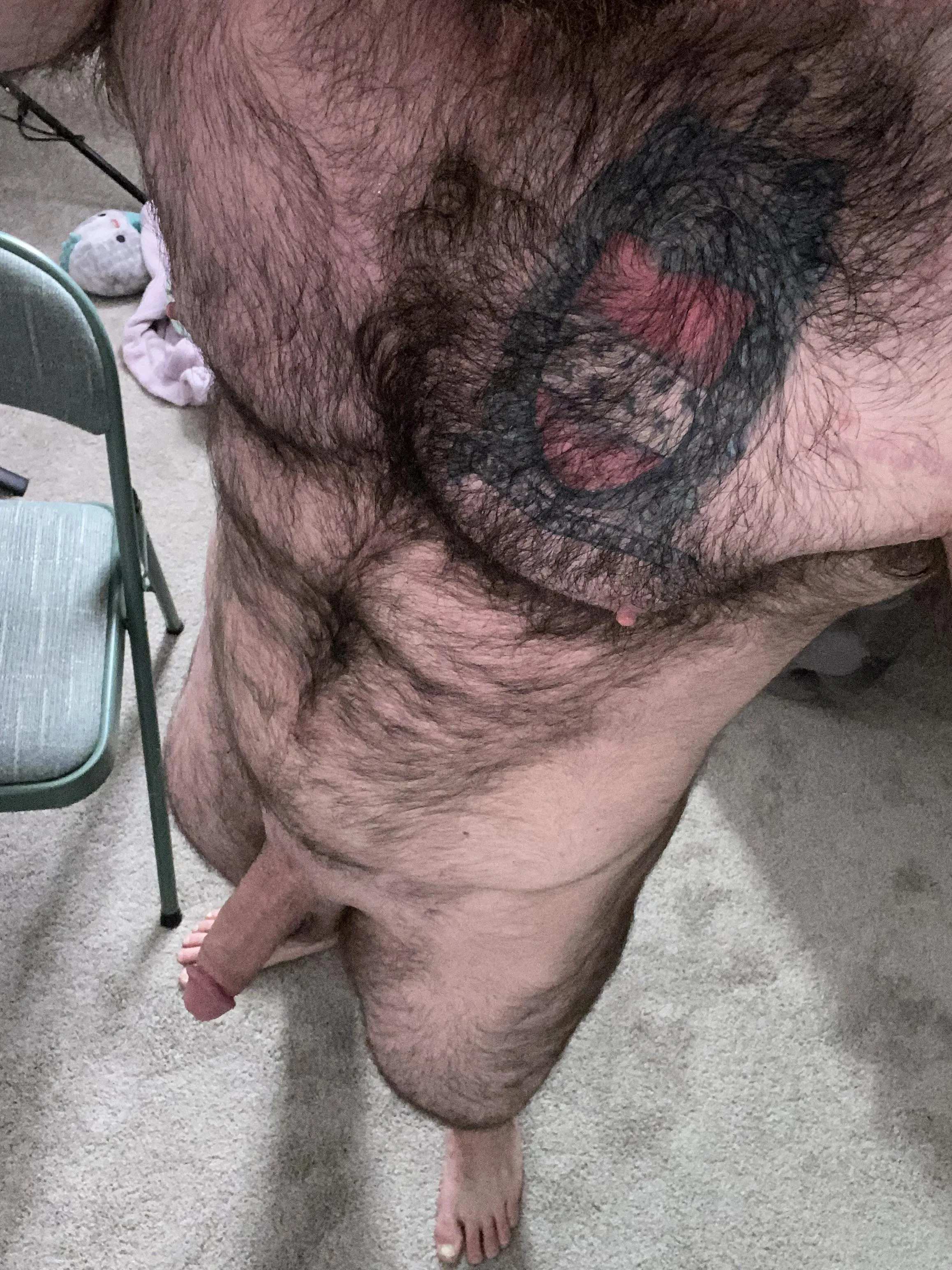 Watch this bear grow while you kiss every inch of me