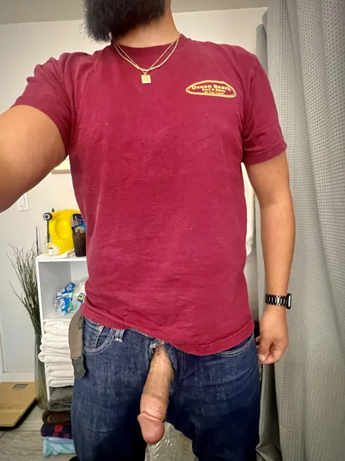 Barely fits through the fly 😅