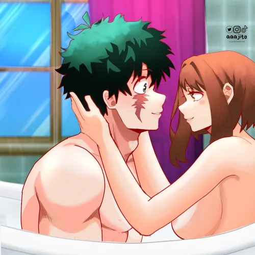 Bathtime (by @AjoAjoArts)