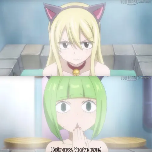 Brandish realises Lucy can be a very good pet [Fairy Tail]