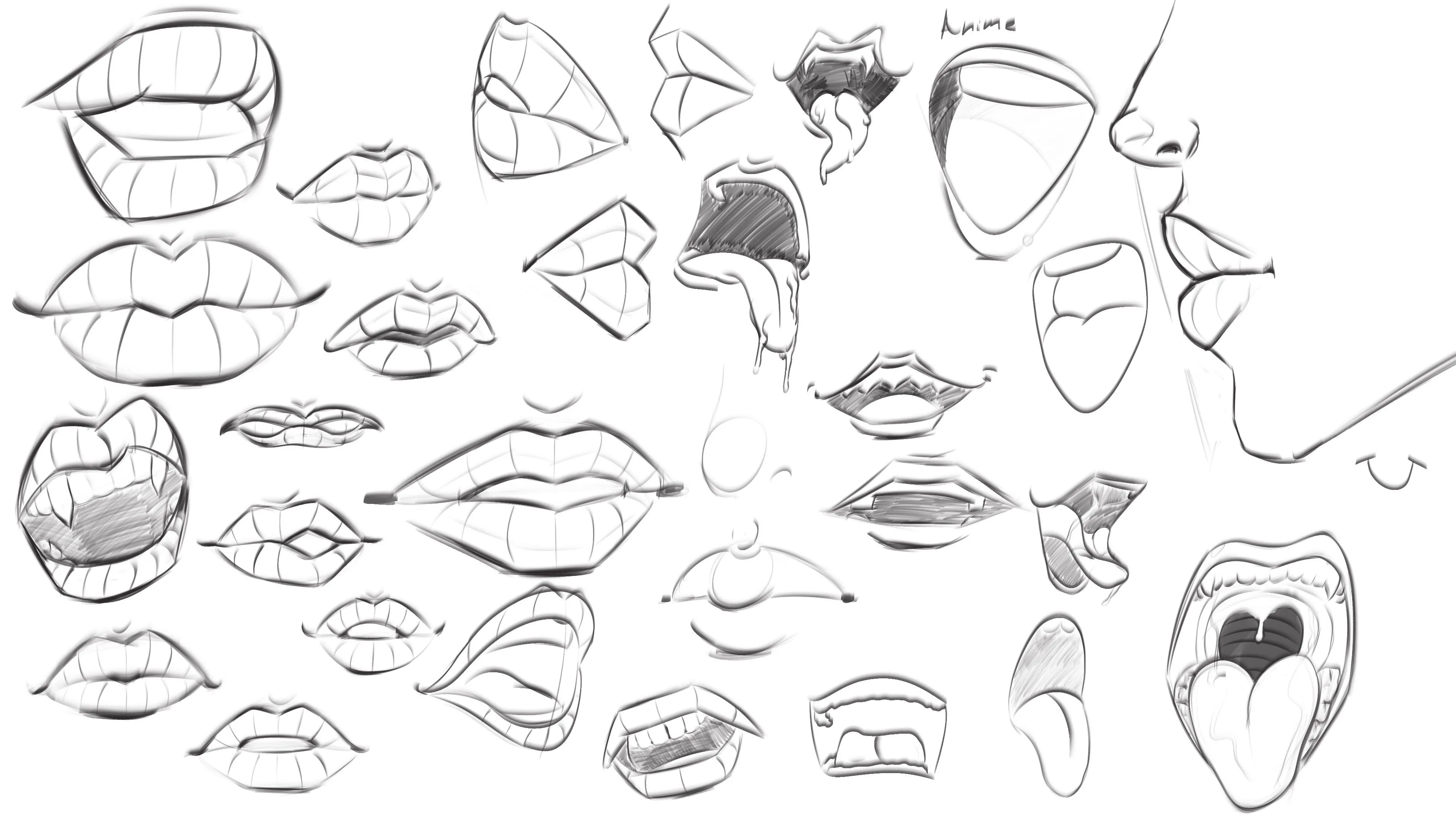 Did my first mouth studies! What do you guys think?