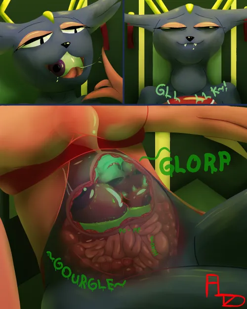 {Image} Goumang Gulp (F/m) (Digestion) (Internals) by Flightless Lizard