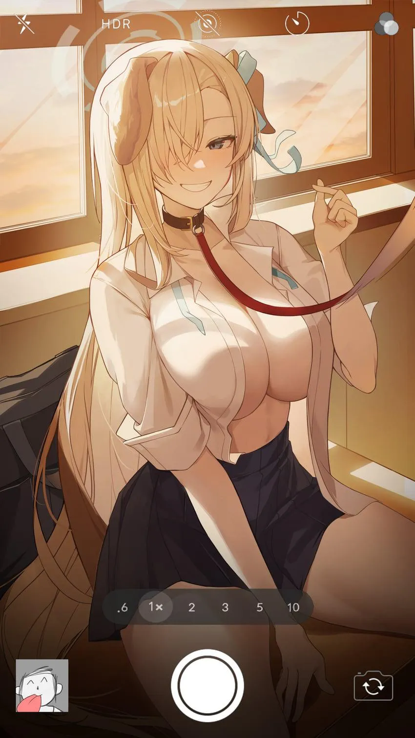 Inumimi Asuna on a Leash [Blue Archive]