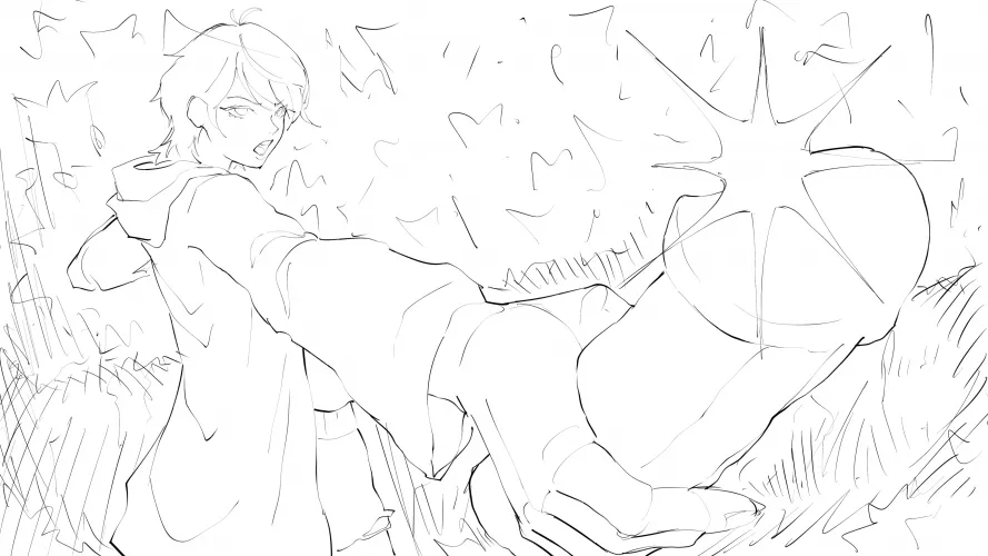 It's Dangerous in Camp Witchwood's Forest, Take this!