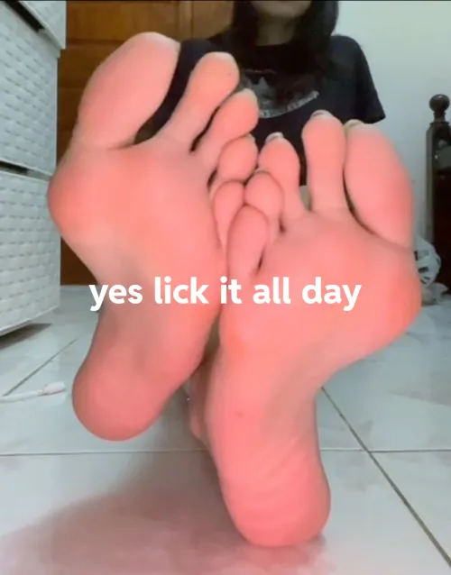 Lick my feet slave