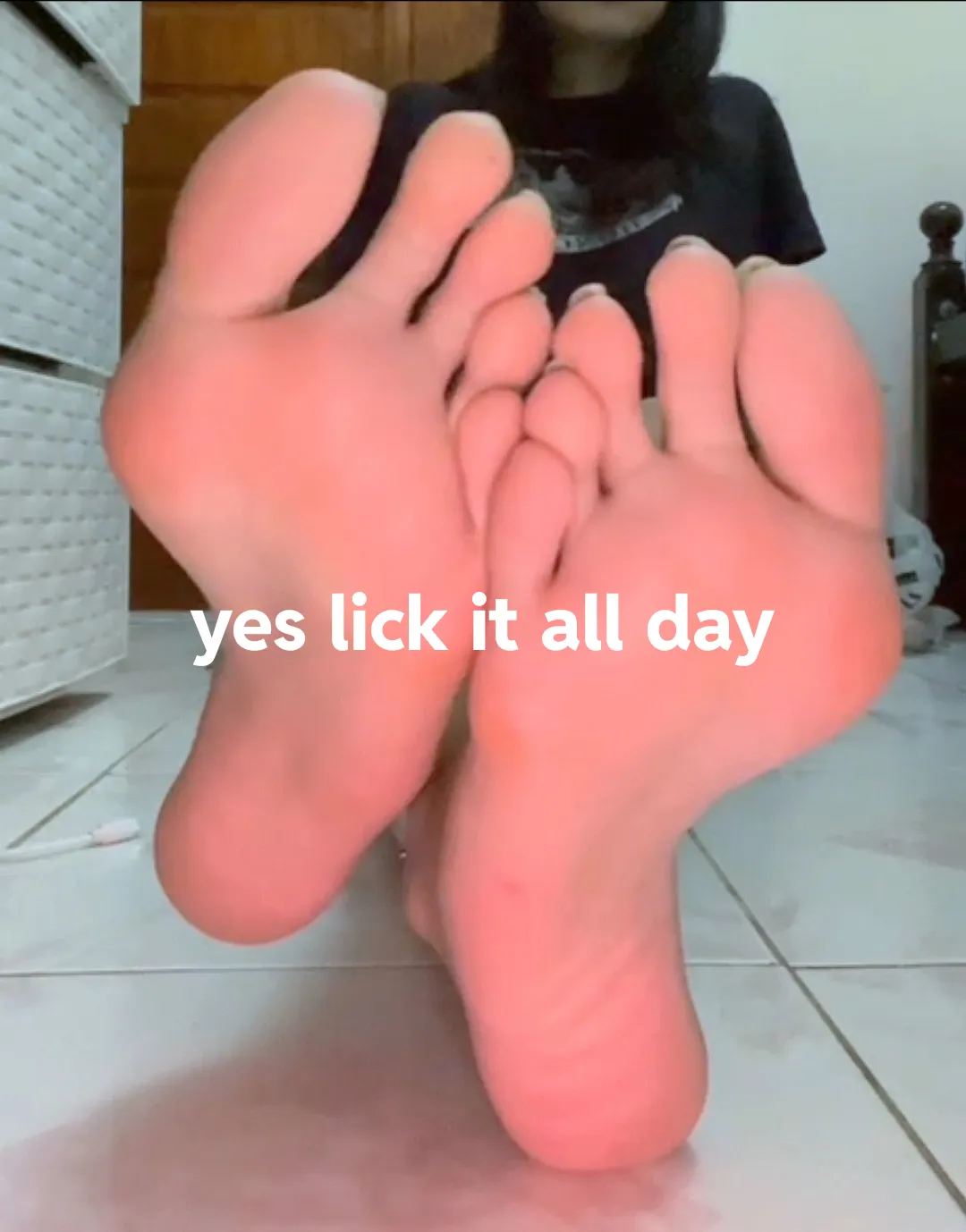 Lick my feet slave