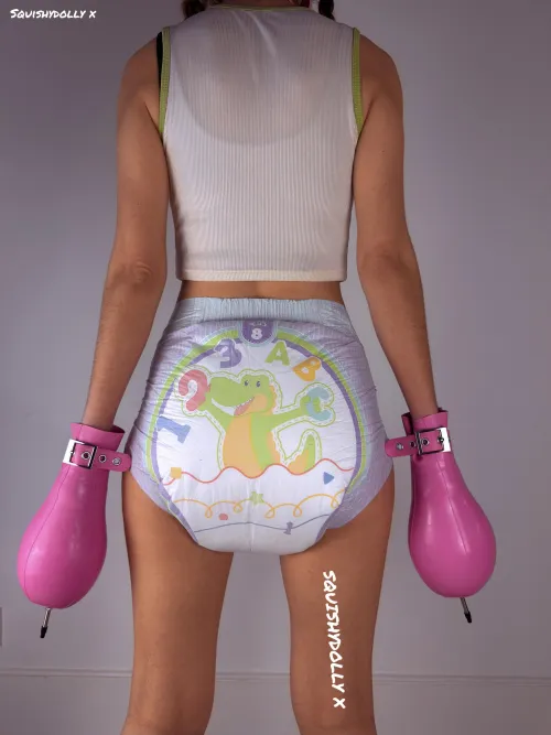 Locked down with a full diaper 😖