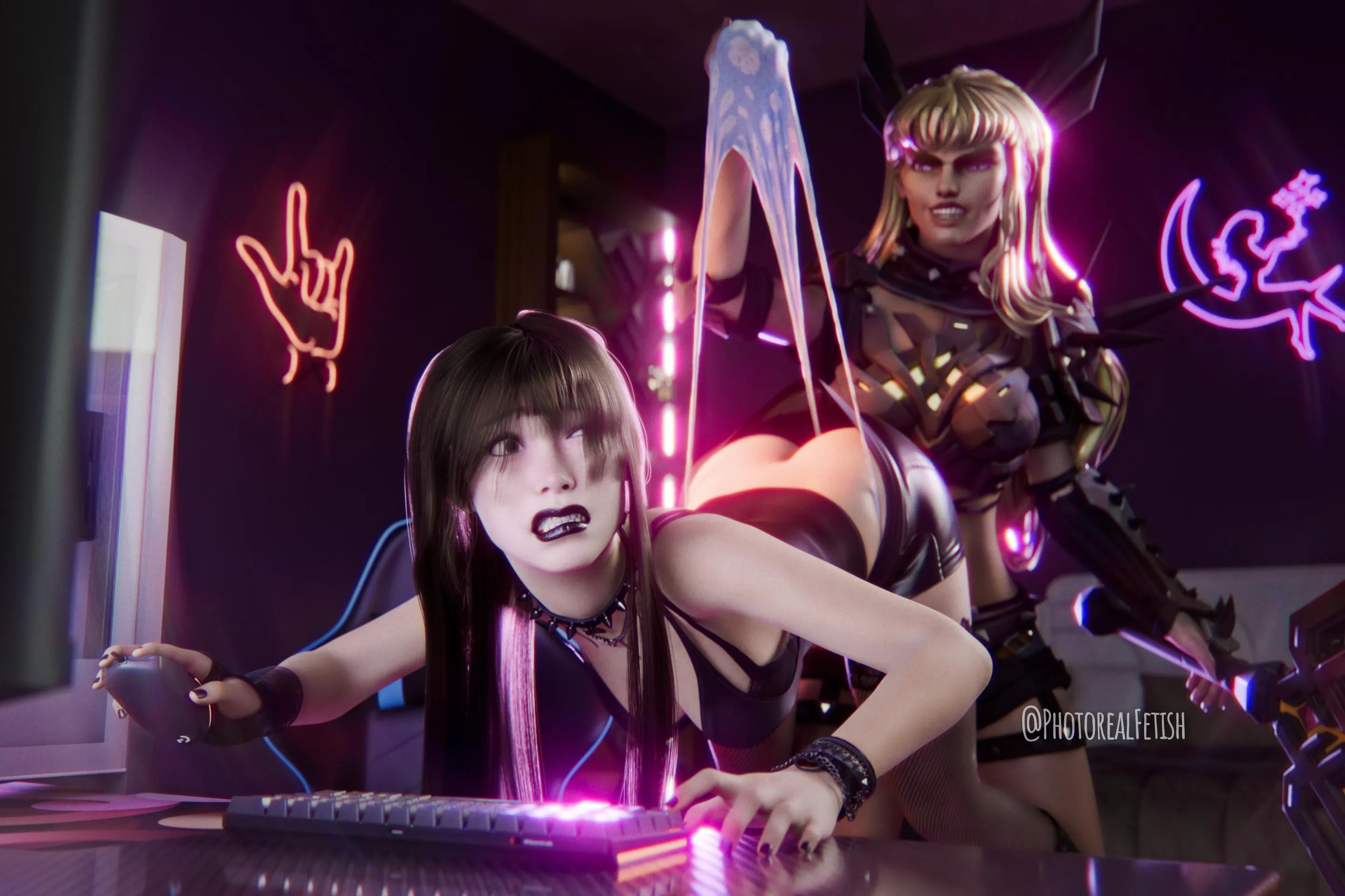 Magik Gives Pixie A hard wedgie!