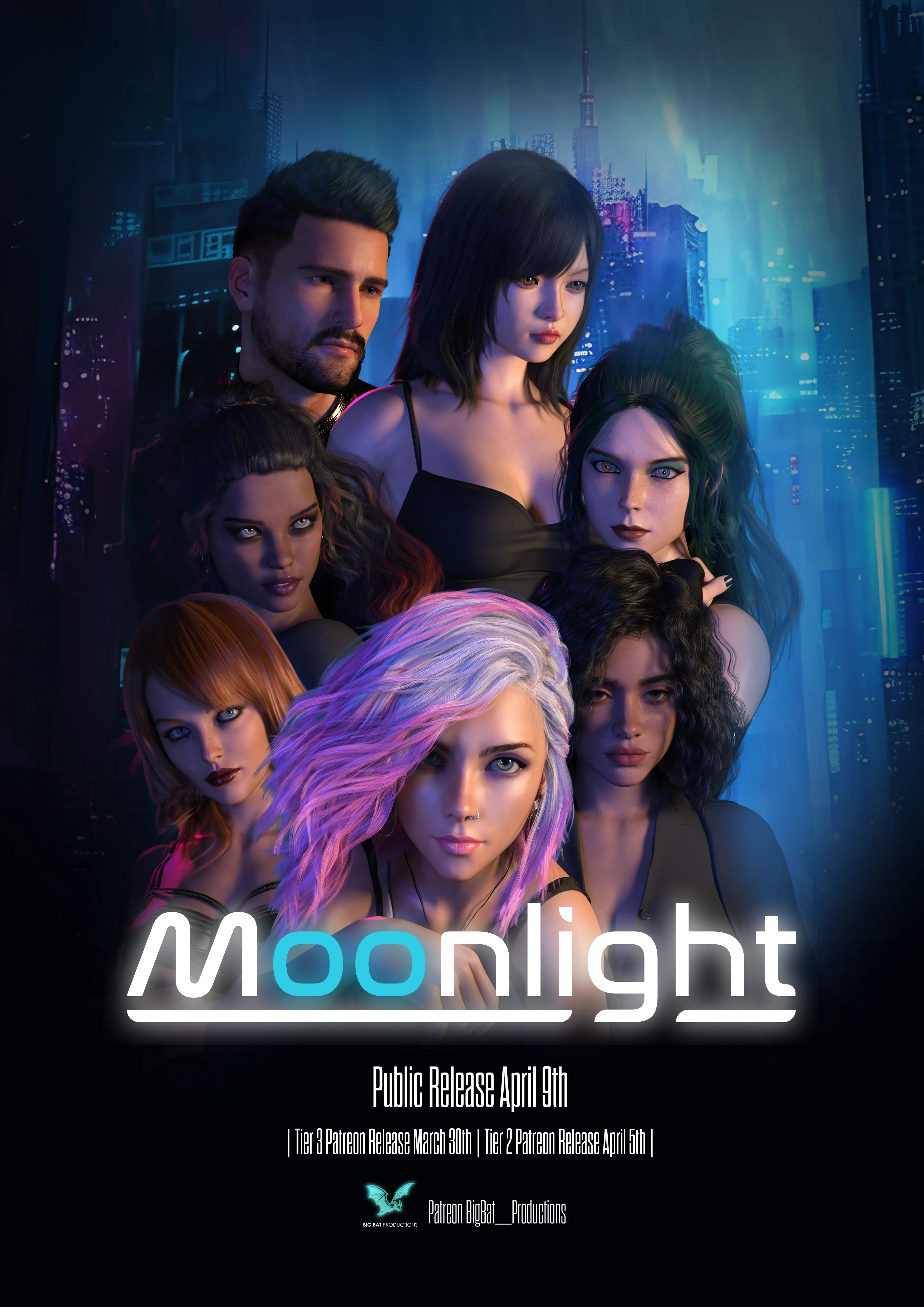 Moonlight Release Poster Moonlight Release Poster