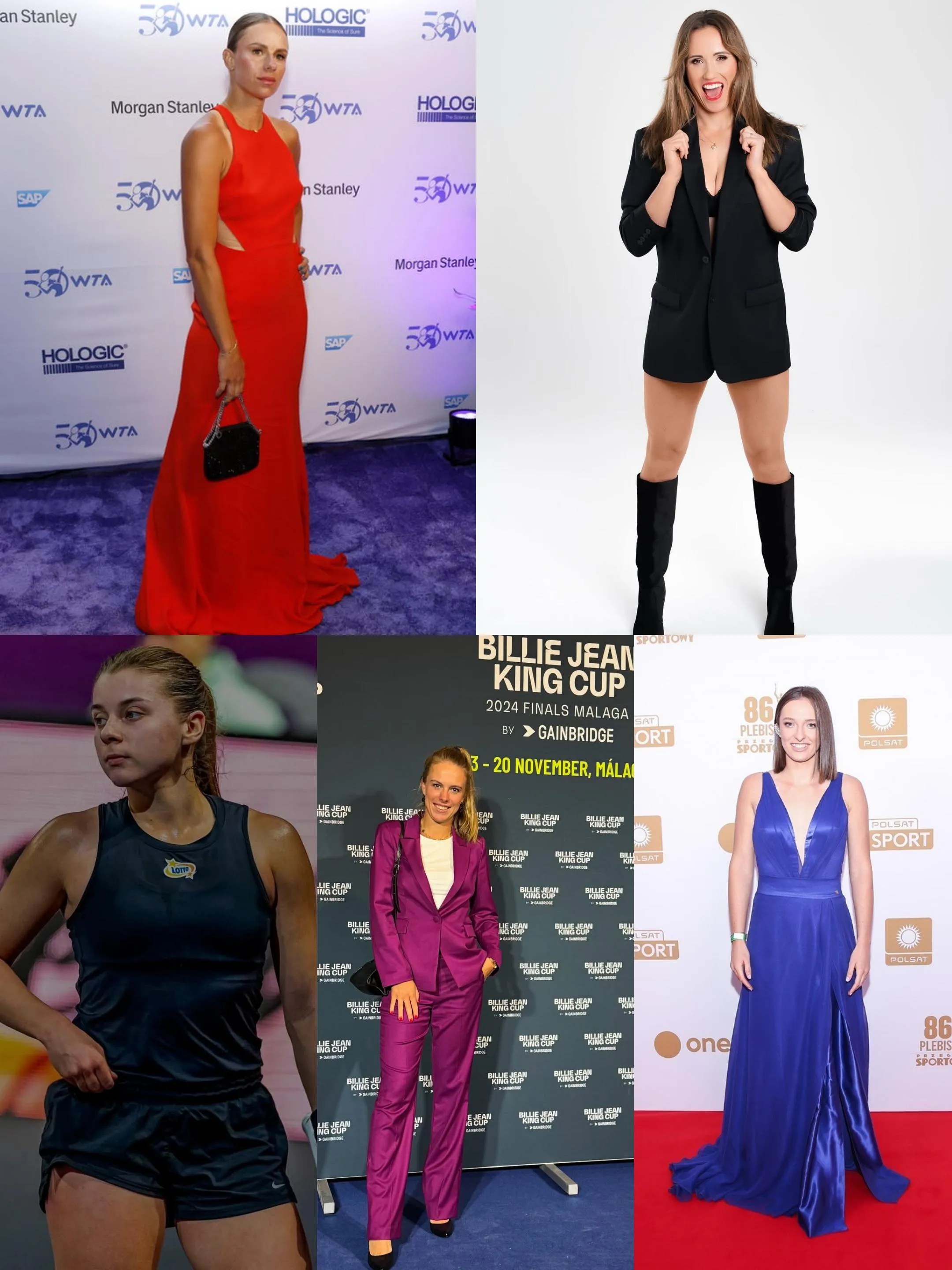 Najładniejsza polska tenisistka obecnie to:Magda Linette,Katarzyna Kawa,Maja Chwalińska,Magdalena Fręch czy Iga Świątek