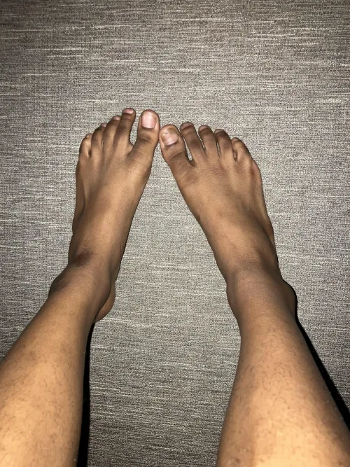 [OC] who wants to massage my pretty feet?