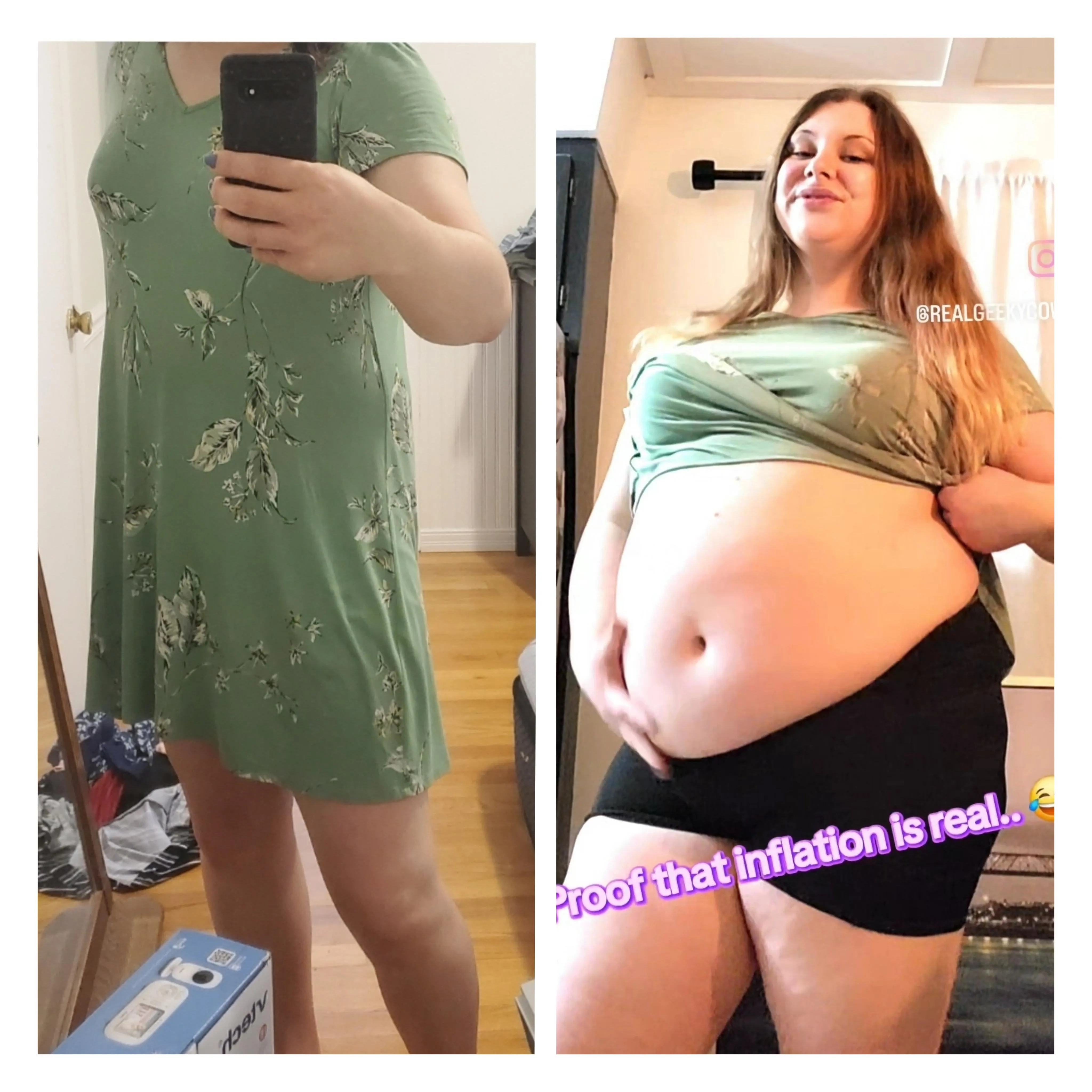 Oops! 😁 Accidently gained 120 pounds on purpose 🤭