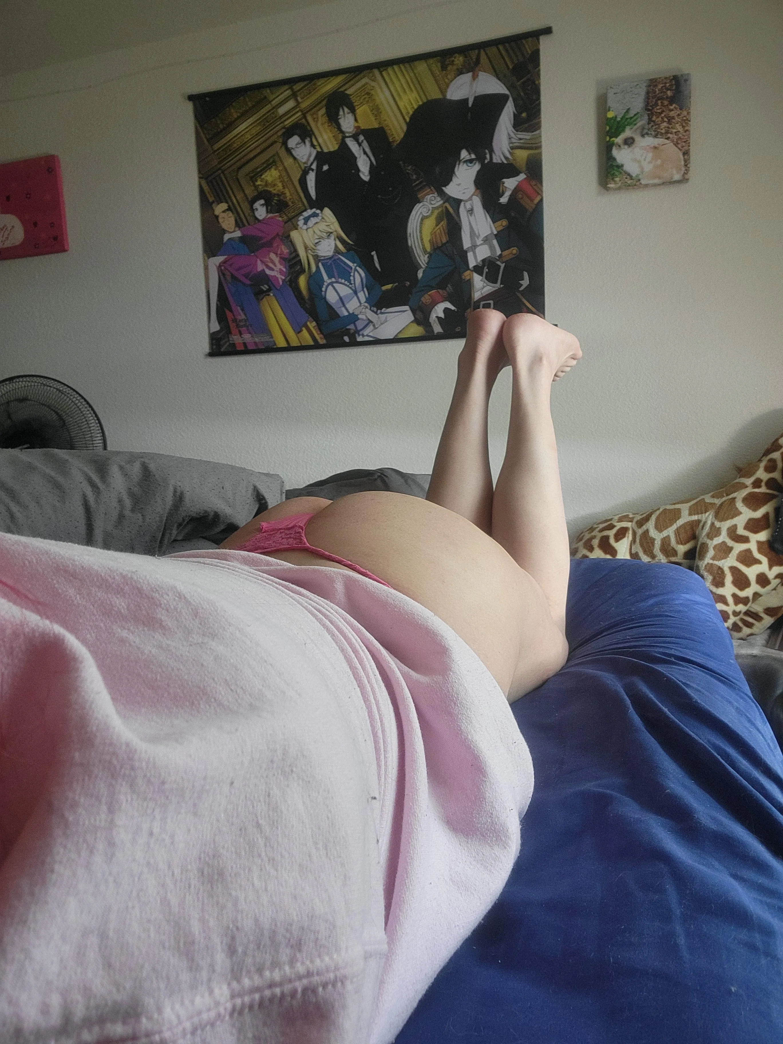 Pink thong and pink sweater 💗