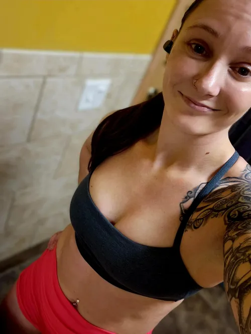 Post workout selfie!