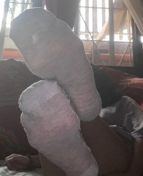 Putting my socks on you