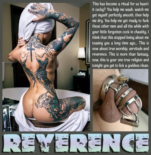 REVERENCE [chastity] [femdom] [cuckold] TeasAndDenial on Imagefap