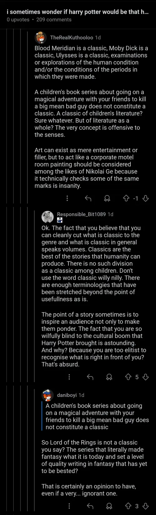 This thread has EVERYTHING.