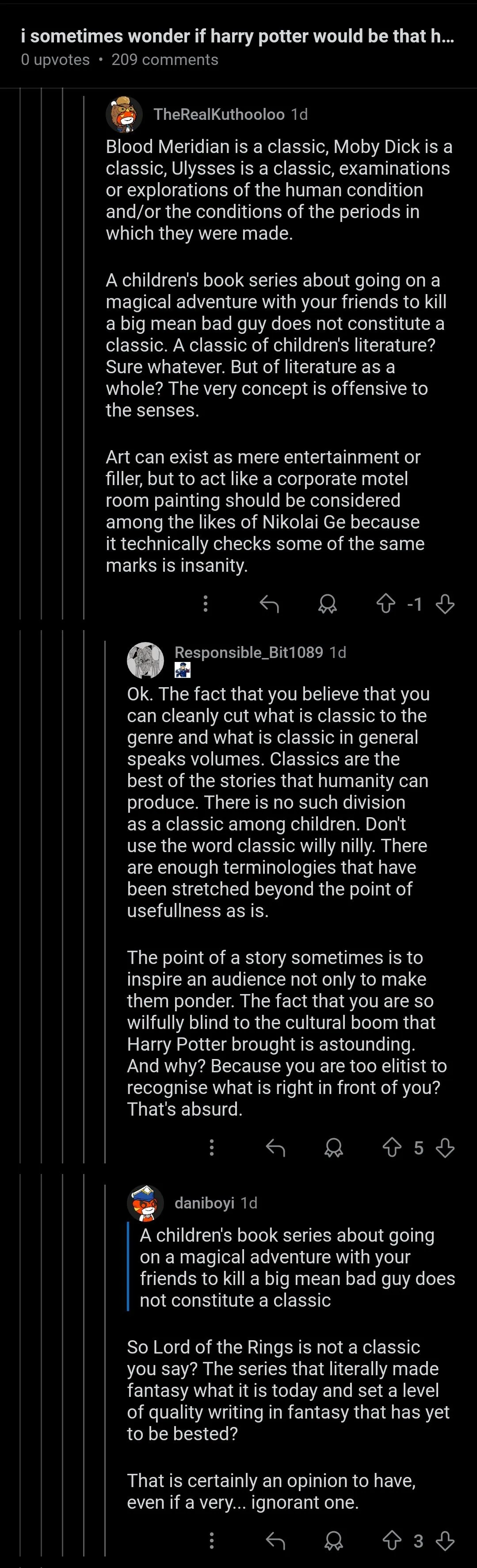 This thread has EVERYTHING.