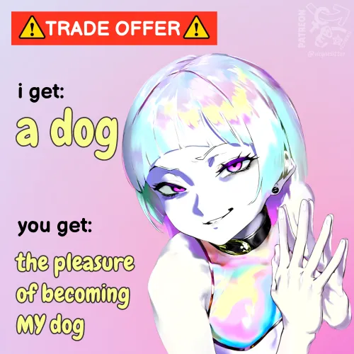 Trade Offer (virginsitter on ImageFap and elsewhere)