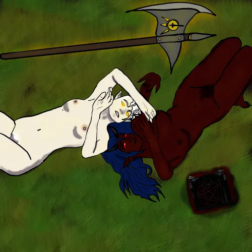 Watching the Sky Together by Me [OC]